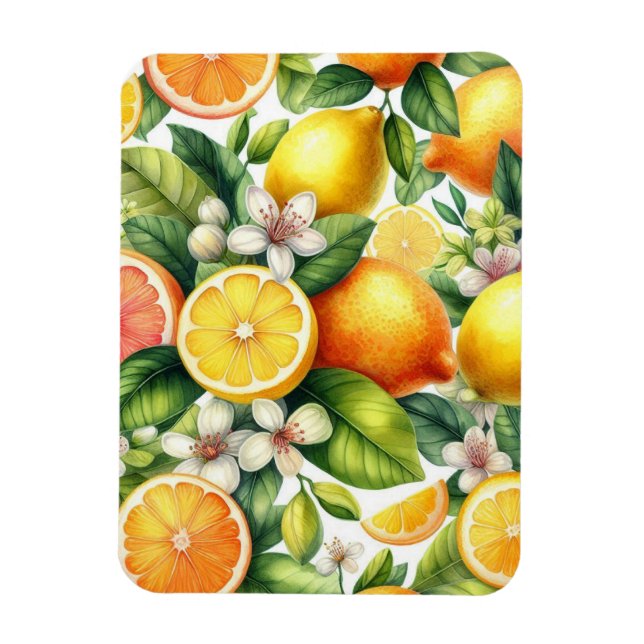 Citrus Bloom Magnet (Vertikal)