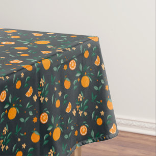 Citrus Bloom Orange Botanical Foliage Tischdecke