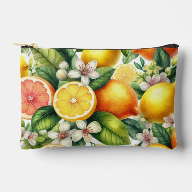 Citrus Bloom Zubehörtasche (Vorderseite)