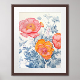 Citrus Blossom Trio Poster