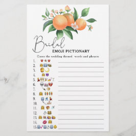 Citrus - Brautparty Emoji picktionary