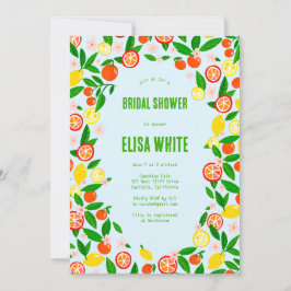 Citrus Celebration CUSTOM Summer BRAUTPARTY Einladung