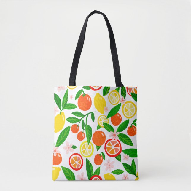 Citrus Celebration Frucht Lebensmittel Bauer Markt Tasche (Vorderseite)