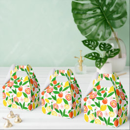 Citrus Celebration Lemons Orangen Babydusche Niedl Geschenkschachtel
