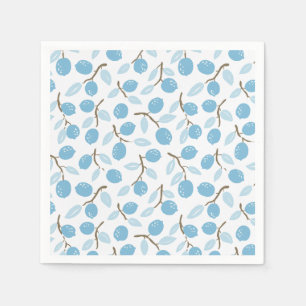 Citrus Charm Blue Serviette