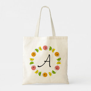 Citrus Circle "monogramm" zweiseitiger Totbeutel Tragetasche