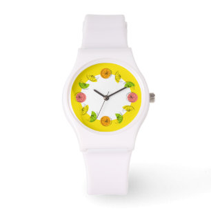 Citrus Circle Yellow watch Armbanduhr