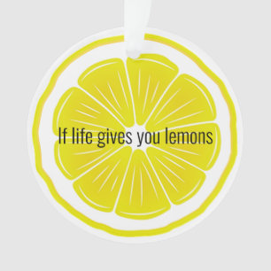 Citrus Citrus Design Ornement acrylique