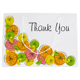 Citrus Corner Merci sac cadeau grand