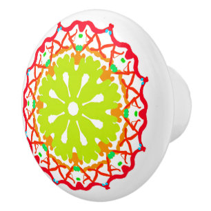 Citrus Dream Keramik Pull Keramikknauf