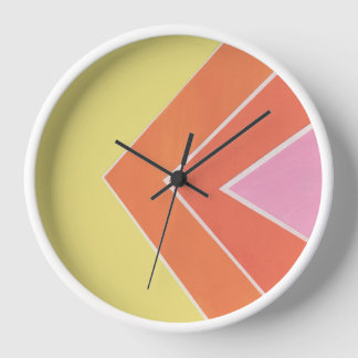 Citrus Dreiecke Uhr