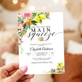 Citrus Floral Bridal Shower Invitation Einladung