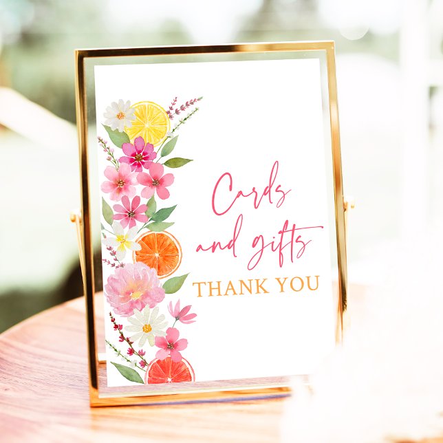Citrus Floral Cards & Gifts Brautparty Poster (Von Creator hochgeladen)