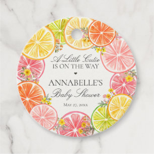 Citrus Floral Little Süsse Baby Duwer Circle Geschenkanhänger