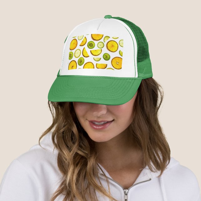 Citrus Frucht Trucker Hat Truckerkappe (Beispiel)