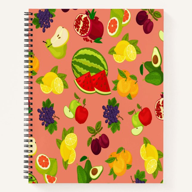 Citrus Fruit-Notebook Notizbuch (Vorderseite)