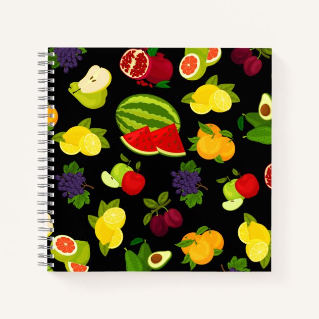 Citrus Fruit-Notebook Notizbuch (Vorderseite)