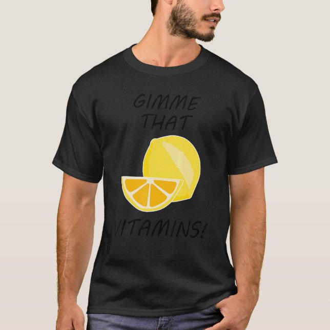 Citrus Fruits Vitamins Lemonade Fruits T-Shirt (Vorderseite)