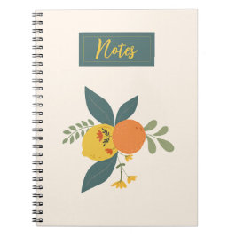 Citrus Garden Notebook Notizblock