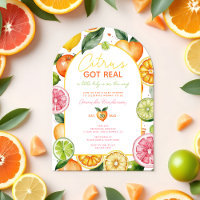 Citrus Got Real Watercolor Fruchtdusche
