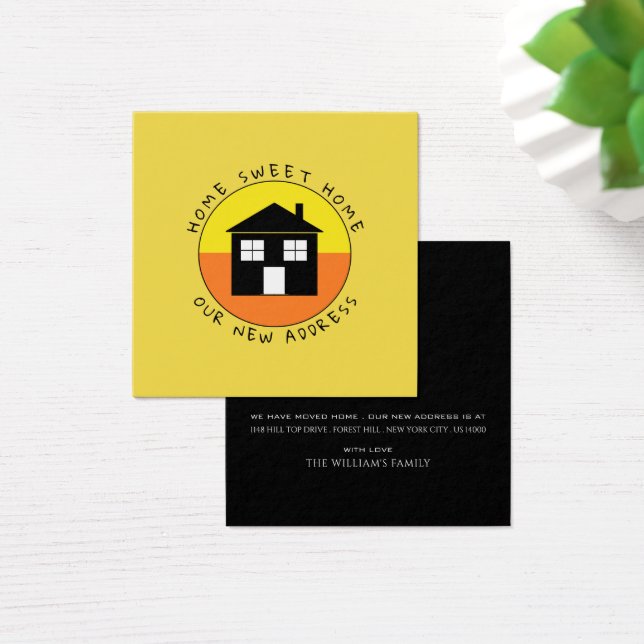 Citrus House Logo, Änderung der Adresskarte (Schreibtisch)