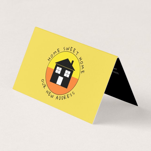 Citrus House Logo, Änderung der Adresskarte Visitenkarten (Vorderseite)