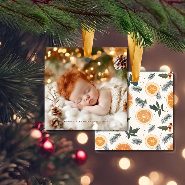 Citrus Hygge Weihnachten Keramikornament (Von Creator hochgeladen)