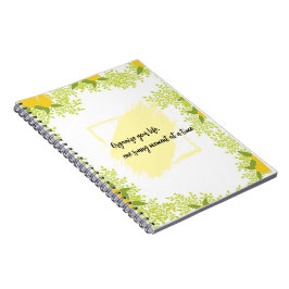 Citrus-Inspired Motivational  Notizblock