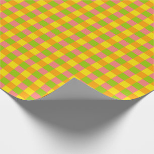 Citrus Karo Geschenkpapier