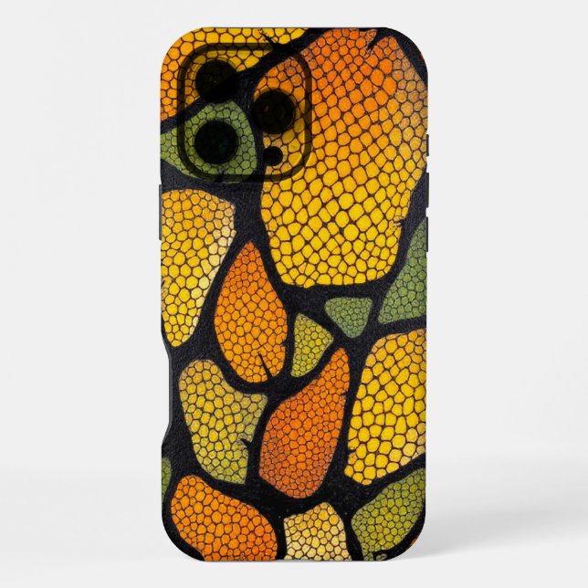 Citrus Leaf Harmony iPhone 16 Pro Max Hülle (Rückseite)