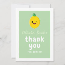 Citrus Lemon Baby Shower