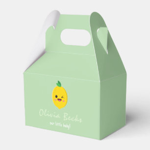 Citrus Lemon Baby Shower Geschenkschachtel