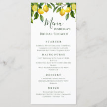 Citrus Lemon Brautparty