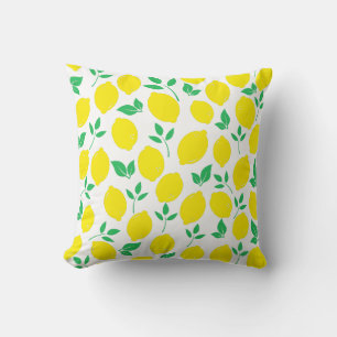 Citrus Lemon Fruit Pattern Throw Kissen