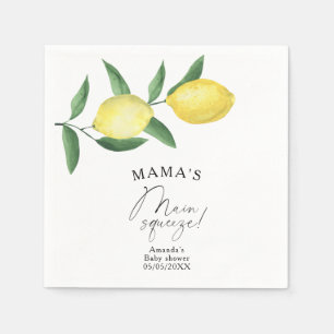 Citrus Lemon - Mama's wichtigste Babydusche Serviette