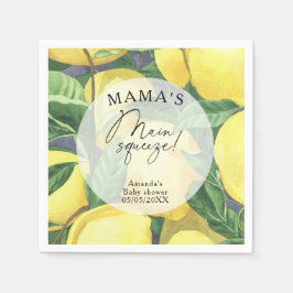 Citrus Lemon - Mama's wichtigste Babydusche Serviette