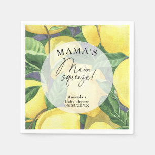 Citrus Lemon - Mama's wichtigste Babydusche Serviette
