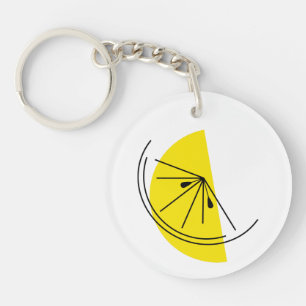 Citrus Lemon Monogramme cercle double face