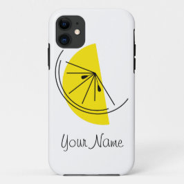 Citrus Lemon "Name" iPhone Fall 11 Hülle