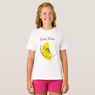 Citrus Lemon Nom t-shirt pour filles