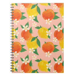 Citrus Lemon Orange Small Notebook Notizblock