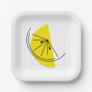 Citrus Lemon Pappteller