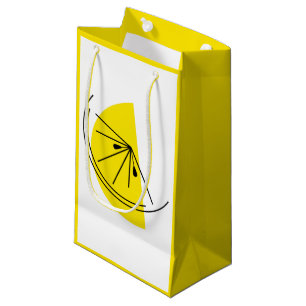 Citrus Lemon sac cadeau petit jaune