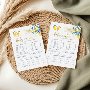 Citrus Lemon Sweetie Baby Vorhersage Beratungs Spi