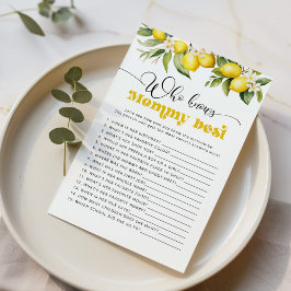 Citrus lemon Wer das beste Duschspiel der Mama ken