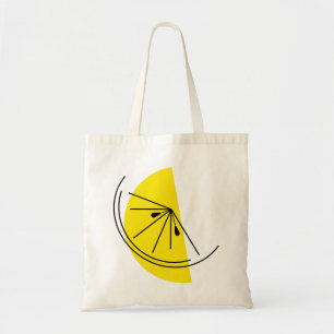 Citrus Lemon, zweiseitiger Totbeutel Tragetasche