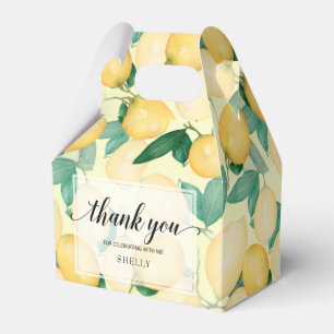 Citrus Lemons Greenerenery Vielen Dank Geschenkschachtel