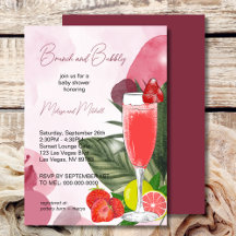 Citrus Lila Brunch und Babydusche