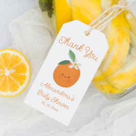 Citrus Little Süsse Babydusche Vielen Dank für Ihr Geschenkanhänger