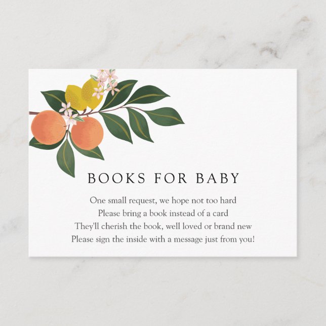 Citrus Little Süsse Books for Baby insert card (Vorderseite)